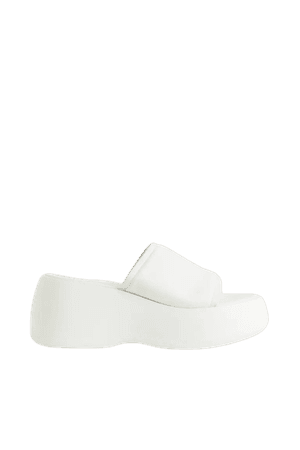 Chunky Platform Sandals - White - Ladies | H&M US