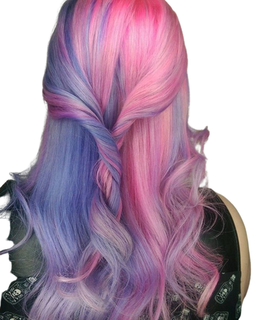 pink purple hair