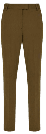 Joanne Khaki Slim Fit Tailored Trousers – REISS