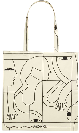 Abstract figures tote bag - Abstract figures - Monki WW