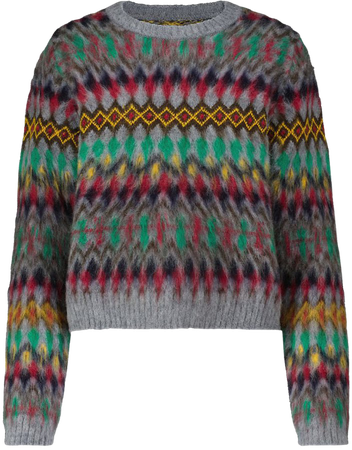 Maison Margiela - Patterned wool sweater | Mytheresa