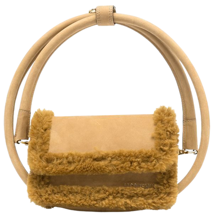 Jacquemus Le Rond shearling tote bag - FARFETCH