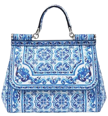 Tanzanite blue handbag