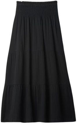 Crinkle Gauze Tiered Maxi Skirt | Gap