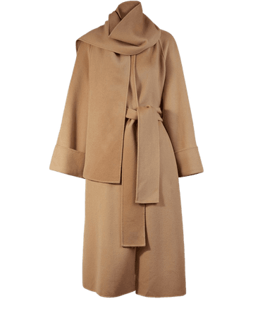 Long Straight Cut Cashmere Coat - Women Coat - Lattelier Store