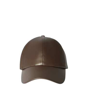 Faux leather cap - Accessories - Man | Bershka