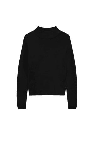 Basic colorful high neck sweater - pull&bear