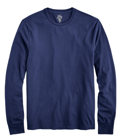 J.Crew: Long-sleeve Broken-in T-shirt For Men