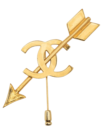 Chanel Pre-Owned 1990s Bow And Arrow Motif Brooch - Farfetch