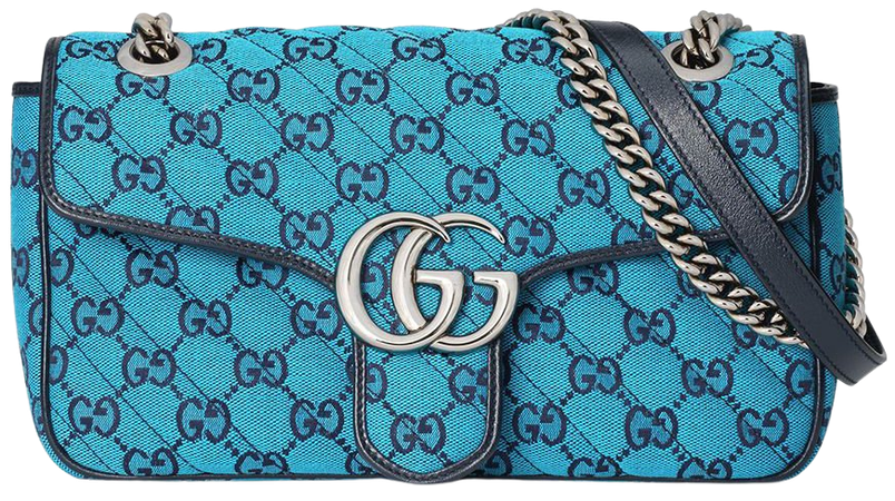 Gucci GG Marmont Multicolour Liten Axelväska - Farfetch