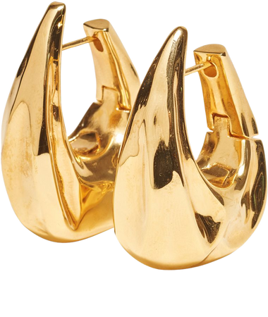 Olivia Medium 18k Gold-Plated Earrings By Khaite | Moda Operandi