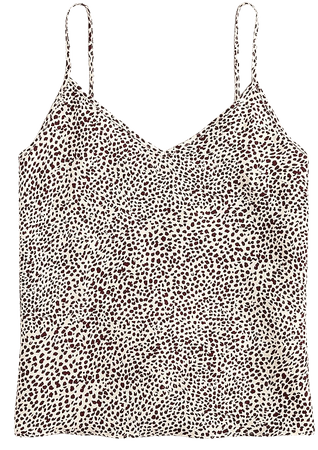 J.Crew: Silk Camisole In Leopard For Women
