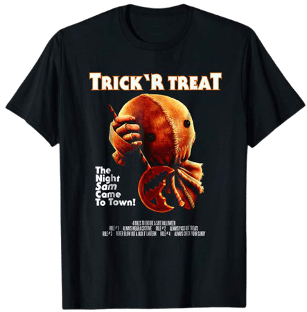 Trick 'r Treat Halloween Mashup T-Shirt For Men Women Kids: Clothing