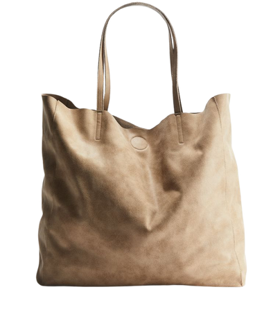 Shopping Bag - Beige/distressed - Ladies | H&M US