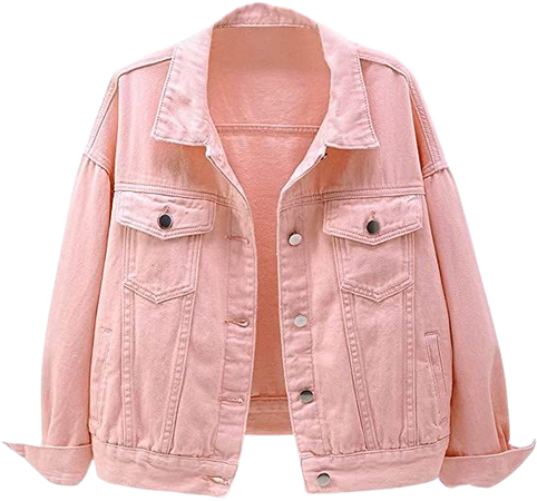 COWOKA Women's Denim Cotton Button Closed Long Sleeve Solid Color Jacket With Pockets Black 2XL at Amazon Women's Coats Shop