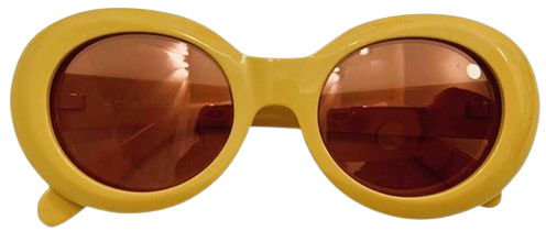 Sunglasses Acne Studios Yellow in Plastic - 8083319