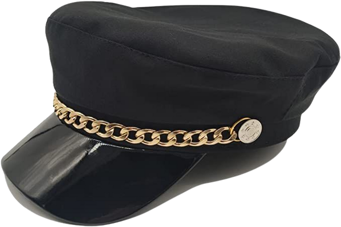 Willheoy Newsboy Hats for Women Men Beret Cap Baker Boy Fiddler Cap Cabbie Paperboy Sailor Hat (Black 4#, 7 1/8) at Amazon Women’s Clothing store