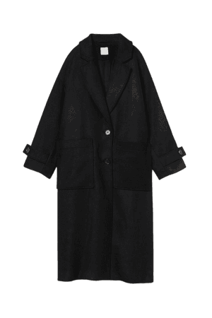 Oversized Coat - Black - Ladies | H&M US