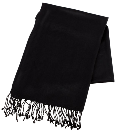 black pashmina scarf