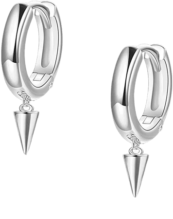 Silver Huggie Earrings