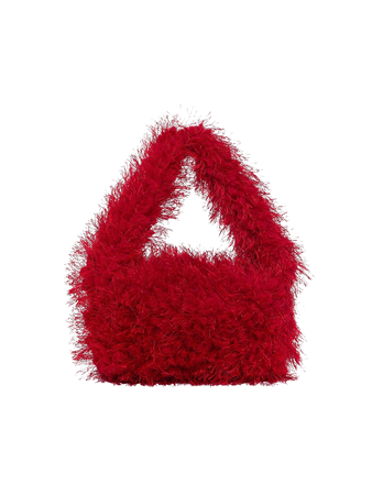 Fuzzy Red Bag