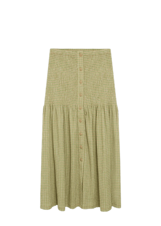 Gingham print skirt - Women | Mango USA