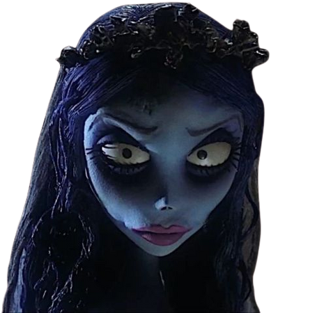 timburton corpsebride blue skeleton bride horror spooky...