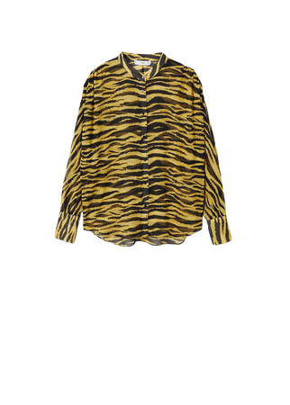 Animal print blouse - Women | Mango USA