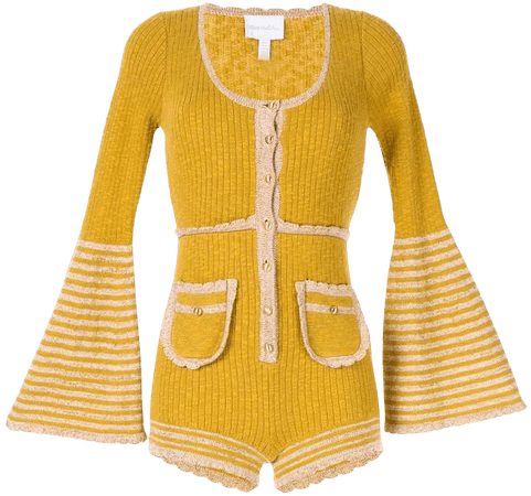 Heaven Help knitted playsuit