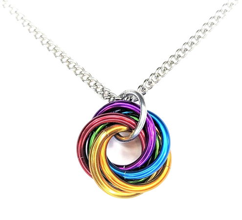 Rainbow Fidget Necklace