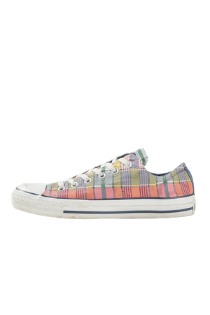 Vintage Converse Chuck Taylor All Star Plaid Low Top Sneaker | Urban Outfitters
