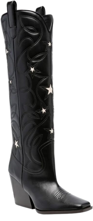 Stella McCartney Black Star 80mm Cowboy Boots - Farfetch