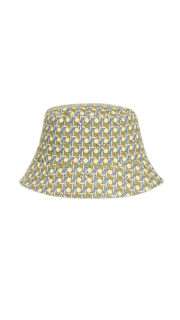 Tory Burch Reversible Basketweave Short Brim Bucket Hat | Shopbop