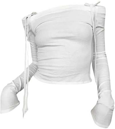 Bow Off-Shoulder Long Sleeve Top | BOOGZEL CLOTHING – Boogzel Clothing