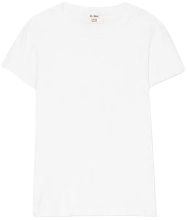 Hanes 1960s Cotton-jersey T-shirt - White