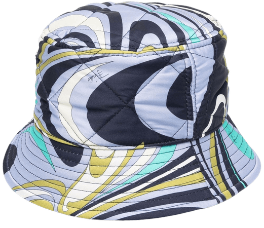 Emilio Pucci Onde-print Quilted Bucket Hat - Farfetch