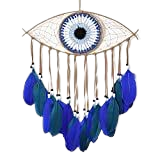 Amazon.com: Lafo Evil Eye Dream Catchers for Home Decor,Handmade Feathers Dream Catcher for Wall Hanging,Black-Blue Dreamcatcher for Bedroom Livingroom Yard,Good Luck Ornament Craft Gift : Home & Kitchen