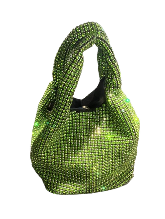 Mini Evening Bag Rhinestone Decor Glamorous Green | SHEIN USA