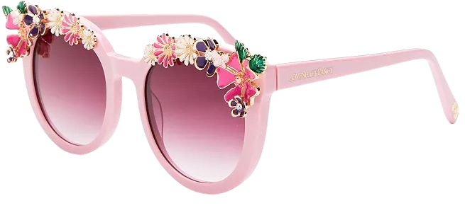 LoveShackFancy Round Sunglasses, 54mm | Bloomingdale's