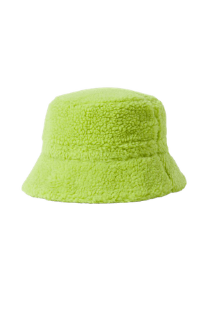 Burr Bucket Hat - Neon green - Hats - Weekday WW