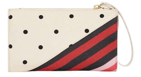 Delilah Stripe and Polka Dot Fabric Clutch | Handbags | L.K.Bennett
