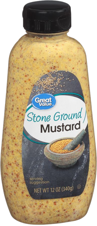 Walmart Grocery - Great Value Stone Ground Mustard, 12 oz
