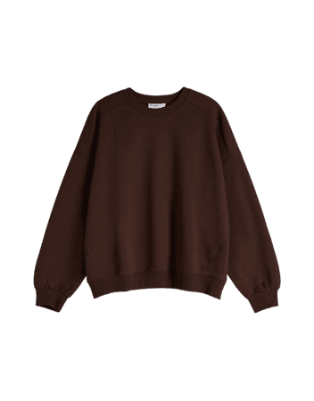 Oversized sweatshirt - New - Woman | Bershka