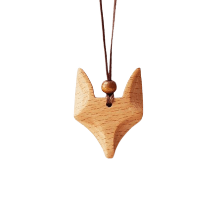 Wood Fox Earrings