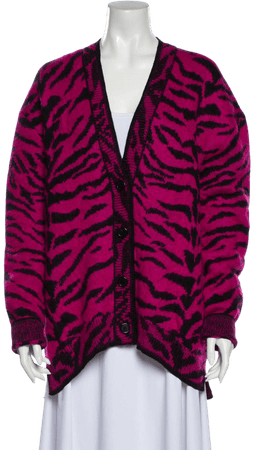 Saint Laurent Wool Animal Print Sweater w/ Tags - Clothing - SNT115065 | The RealReal