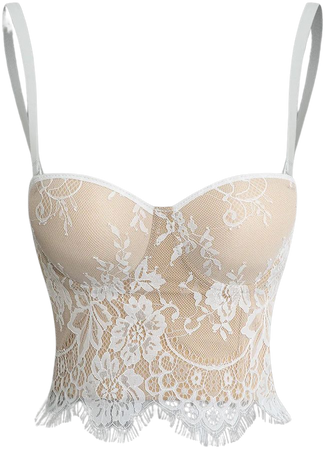 Hook And Eye Lace Bustier Cami Top – Micas