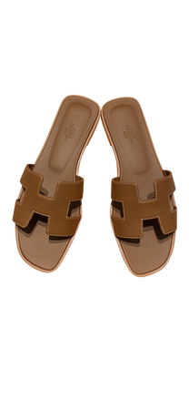 Hermes Oran sandals - brown