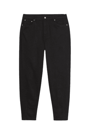 H&M+ Mom Loose Fit Pants - Black - Ladies | H&M US
