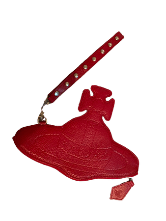 Vivienne Westwood red leather purse