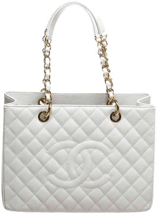 chanel white purse